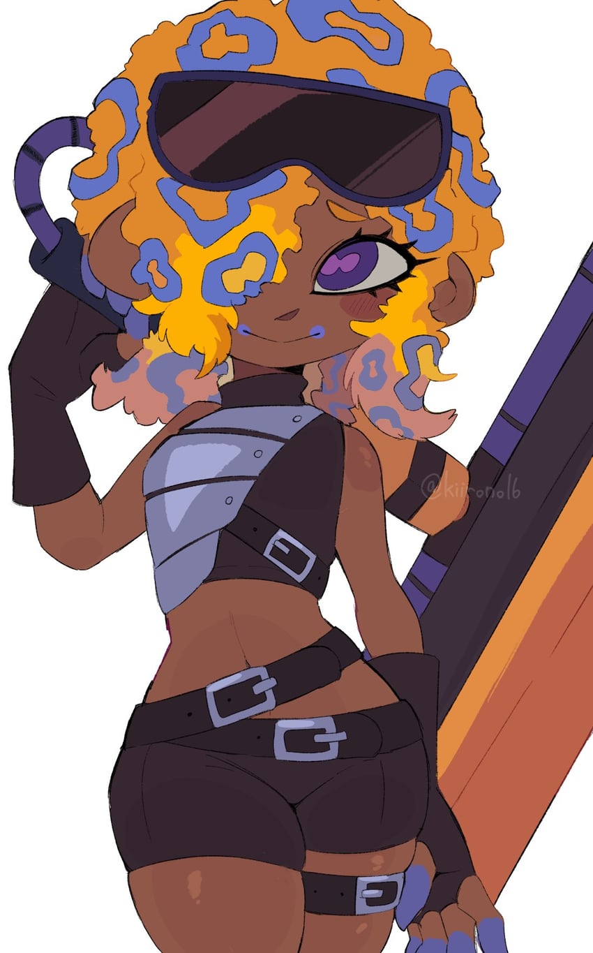 takozonesu and tao blu (splatoon and 1 more) drawn by kiirono