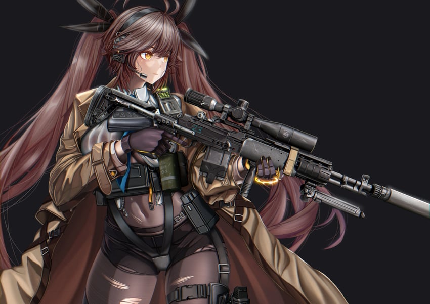 m14 (girls' frontline and 1 more) drawn by archillathefox