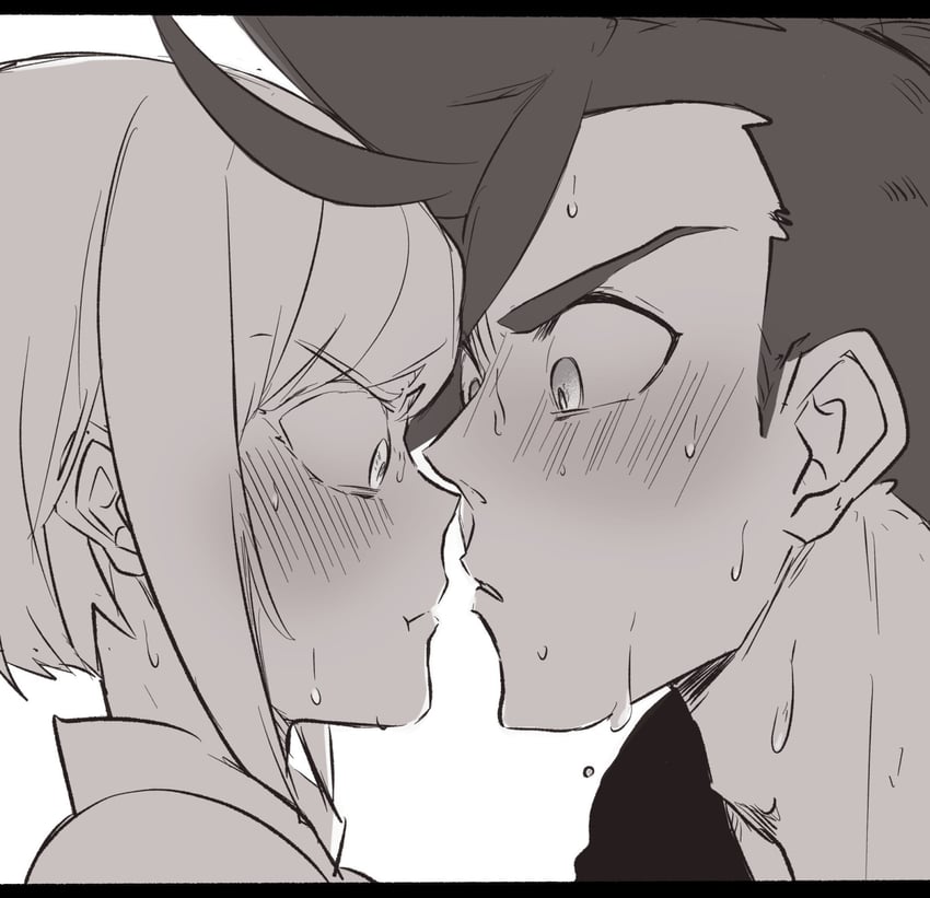 lio fotia and galo thymos (promare) drawn by aus_vaka
