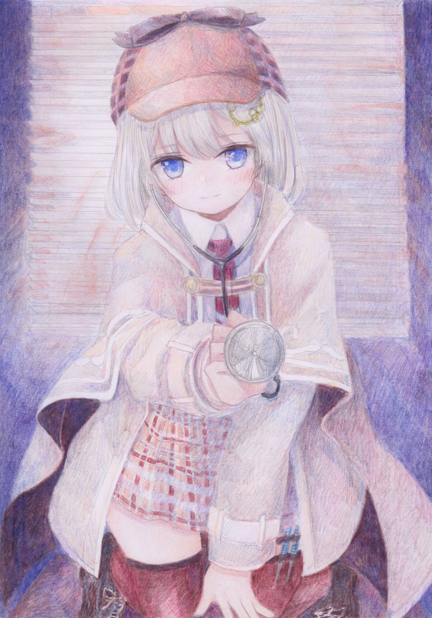 watson amelia (hololive and 1 more) drawn by darkkanan