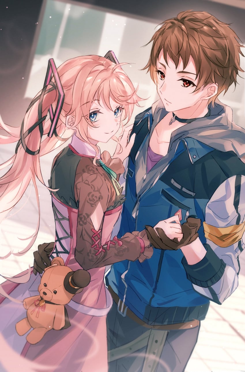 nadia rayne and swin abel (eiyuu densetsu and 2 more) drawn by haku_wi