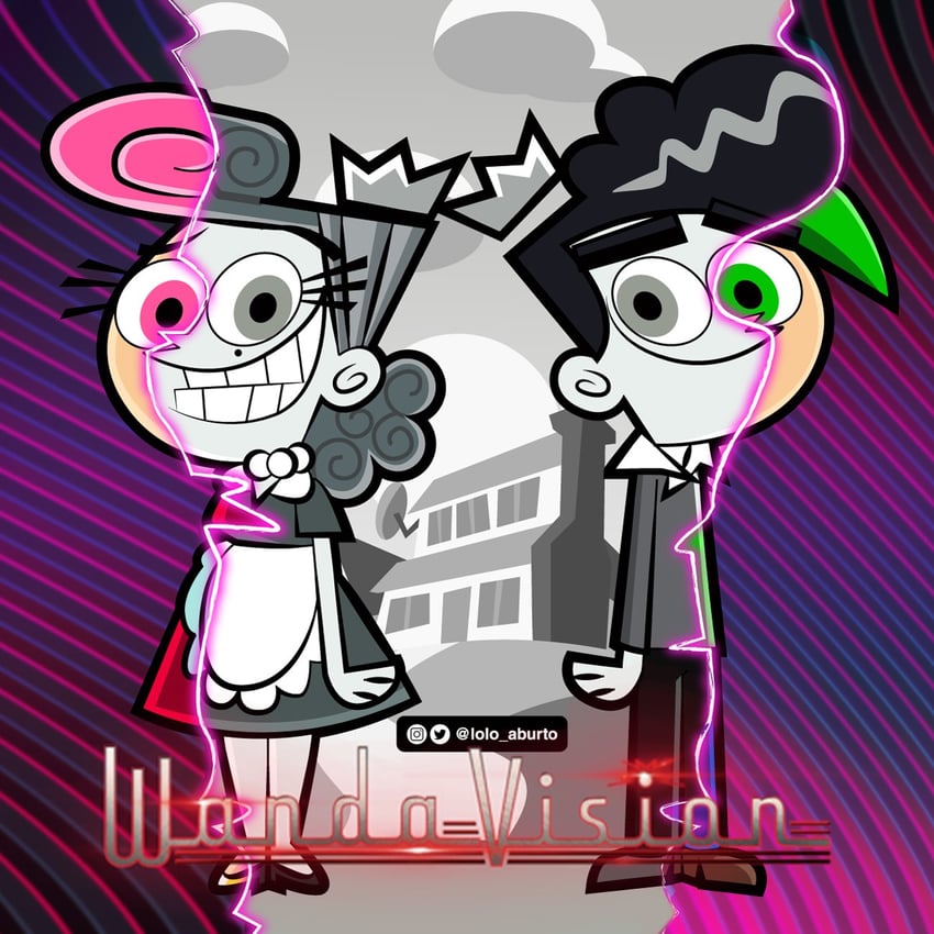 wanda and cosmo (marvel and 3 more) drawn by lolo_aburto