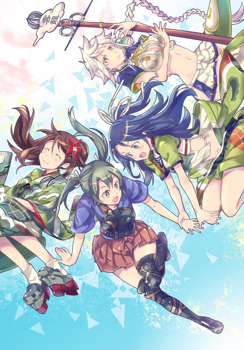 zuikaku, unryuu, katsuragi, and amagi (kantai collection) drawn by takitarou