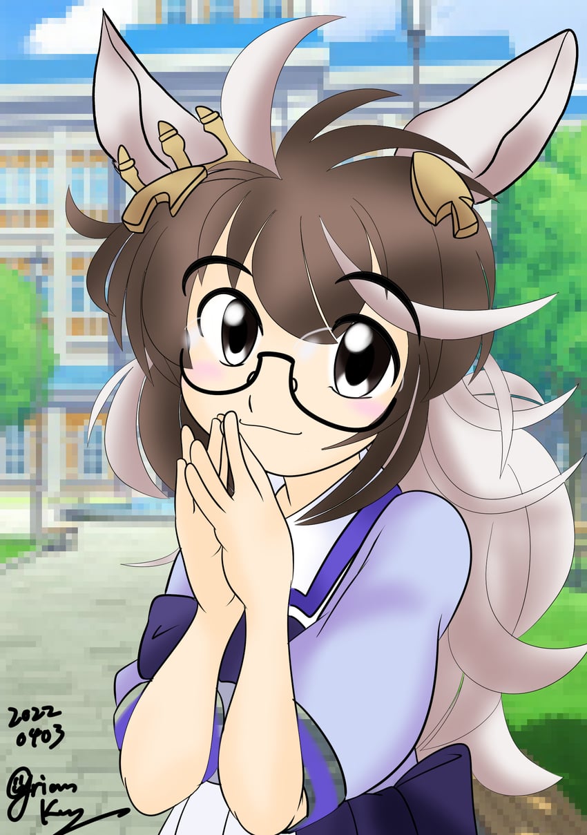 biwa hayahide and ou taiga (umamusume and 1 more) drawn by grian_(griankay)