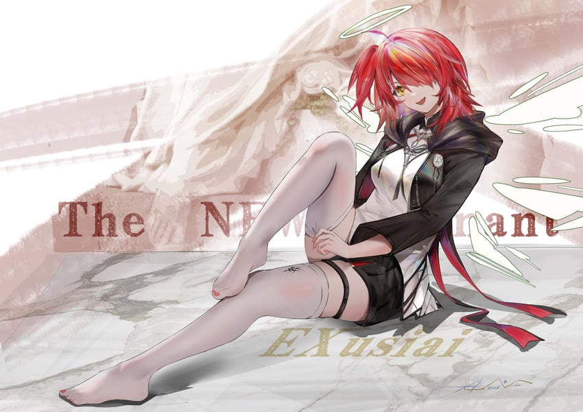 exusiai and exusiai the new covenant (arknights) drawn by exianble