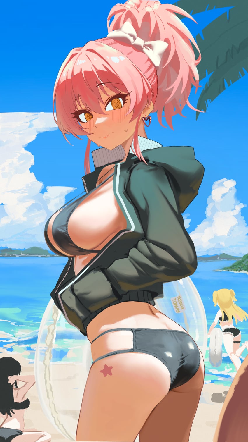 jougasaki mika and jougasaki rika (idolmaster and 1 more) drawn by tomber