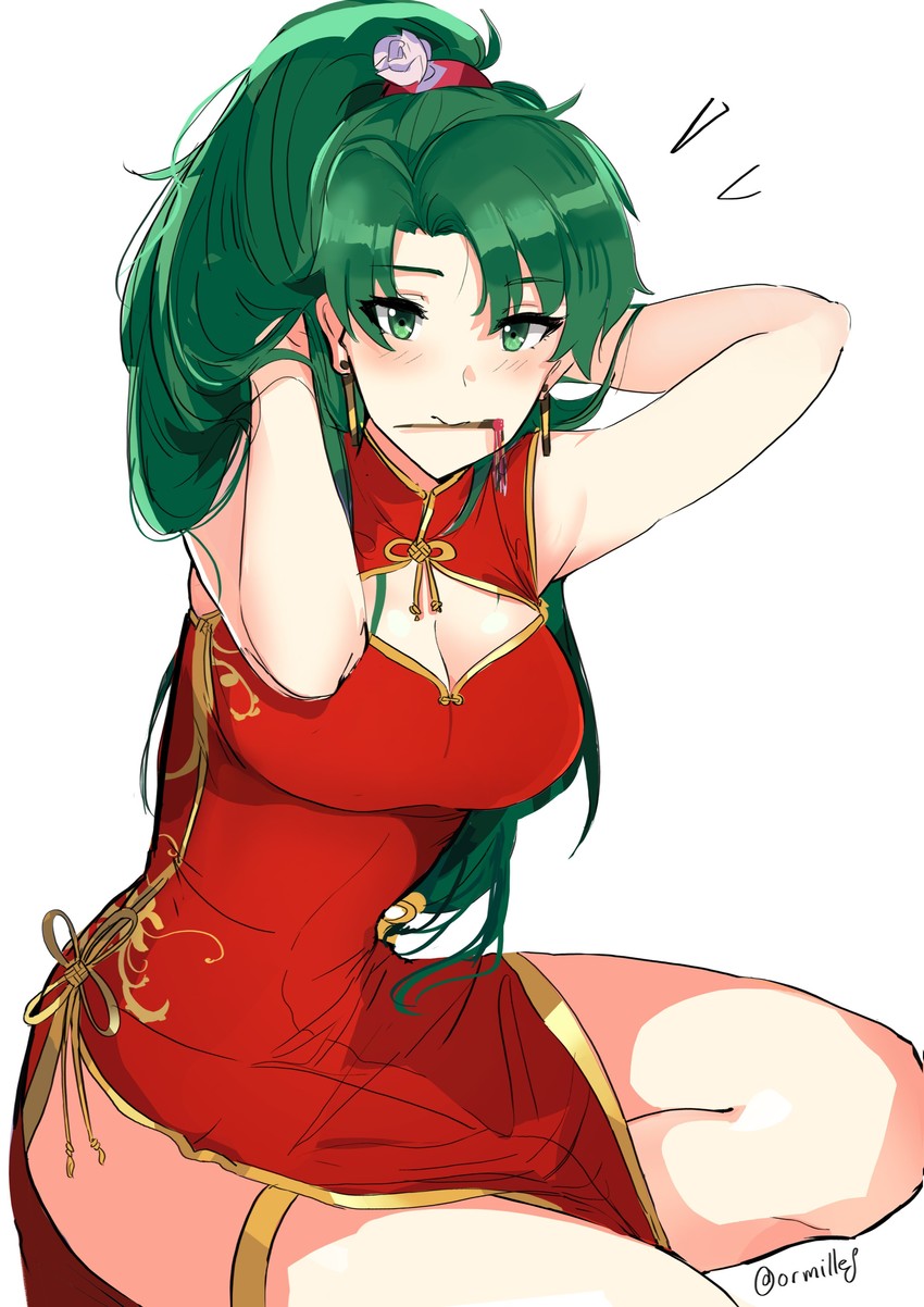 lyn (fire emblem and 1 more) drawn by ormille