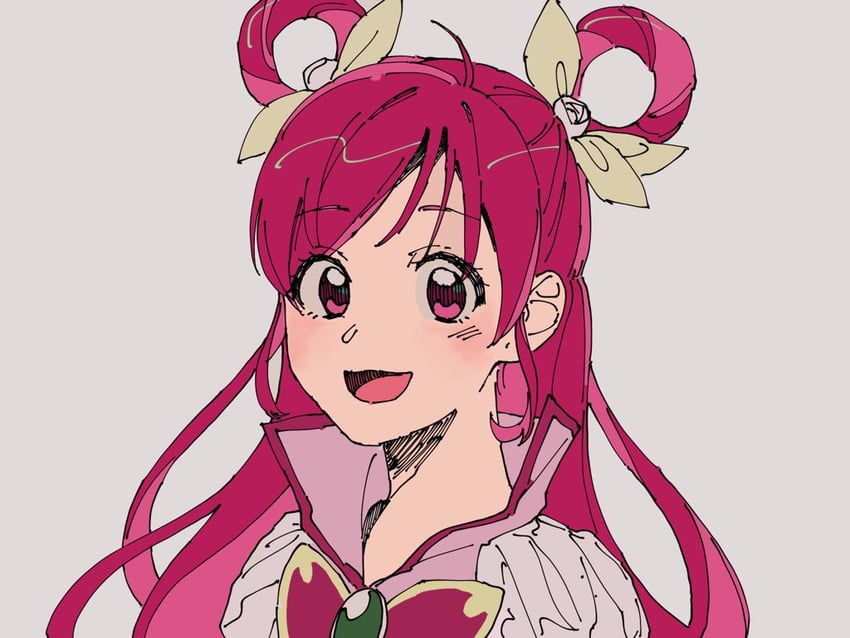 yumehara nozomi and cure dream (precure and 1 more) drawn by hallelujah_001