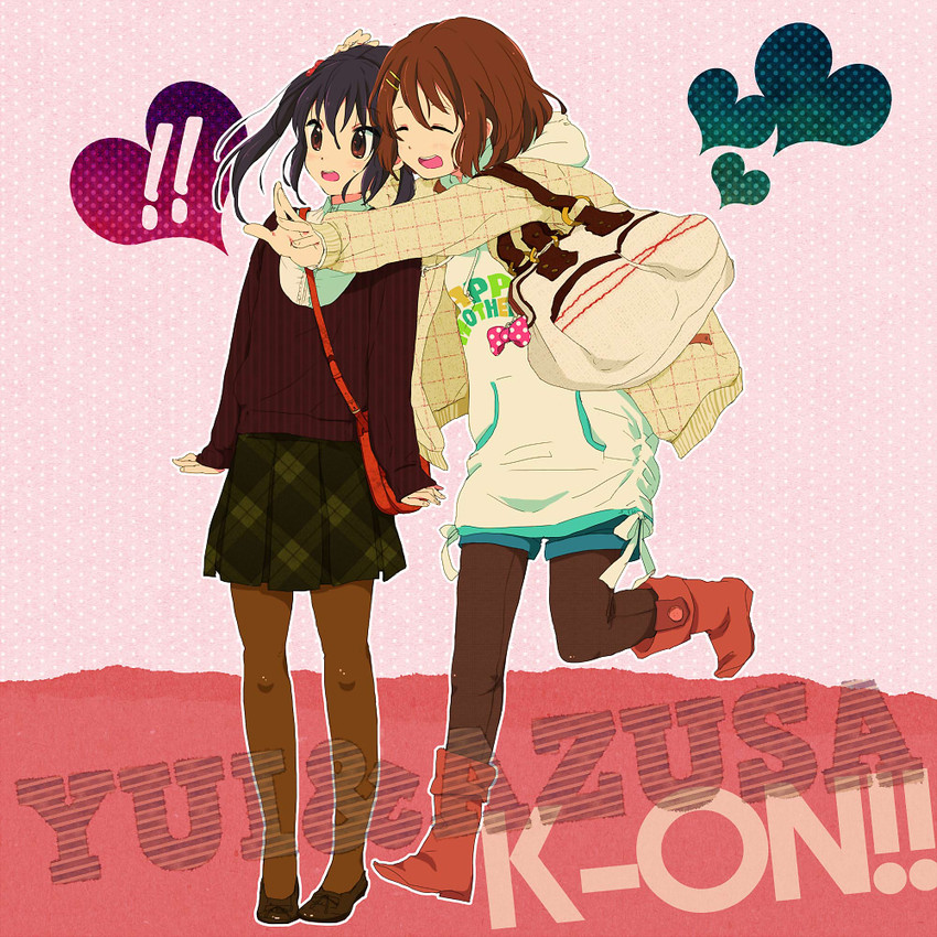 nakano azusa and hirasawa yui (k-on!) drawn by tsuna_(pixiv220877)