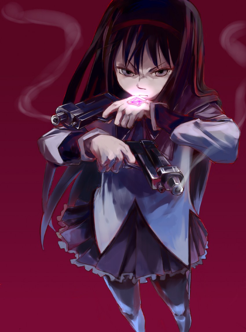akemi homura (mahou shoujo madoka magica) drawn by ado_(adonki)