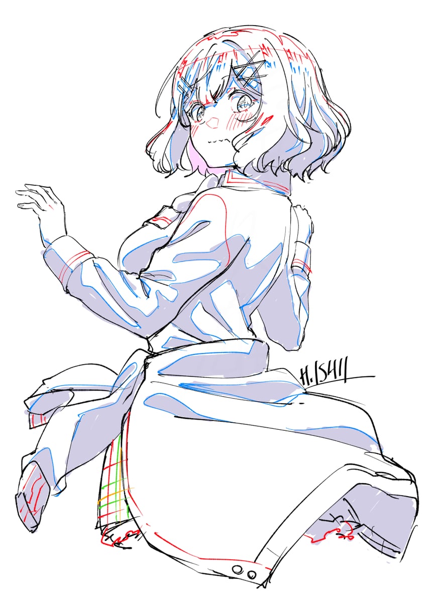 amaori renako (watashi ga koibito ni nareru wake naijan murimuri!) drawn by ishii_hisao