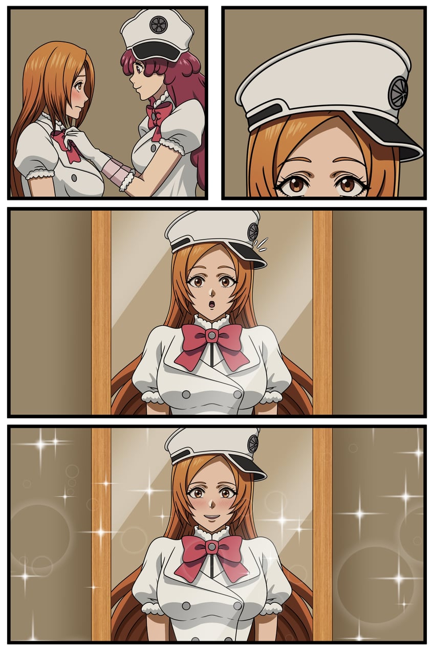 inoue orihime and meninas mcallon (bleach) drawn by sketchdrif