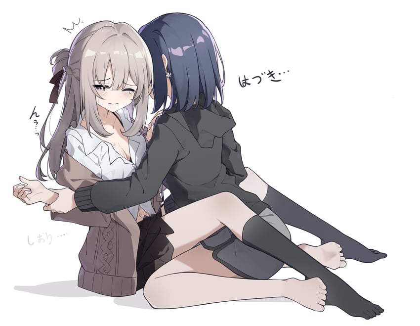 miyagi shiori and sendai hazuki (shuuniichido classmate wo kau hanashi) drawn by maidcode1023