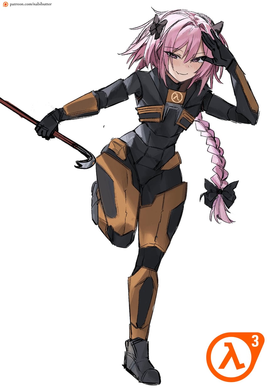 astolfo and gordon freeman (fate and 2 more) drawn by xcider