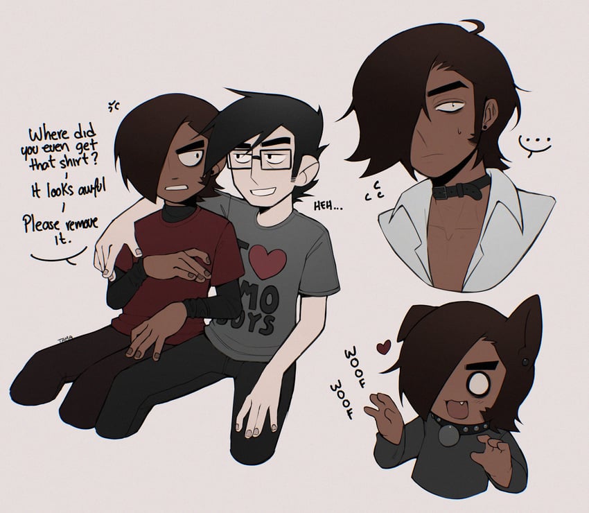 gideon graves and matthew patel (scott pilgrim and 1 more) drawn by existenc3