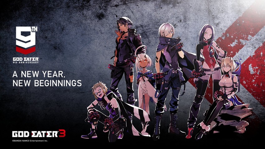 claire victorious, player, hugo pennywort, phym, lulu baran, and 1 more (god eater and 1 more) drawn by kurumi_kobayashi