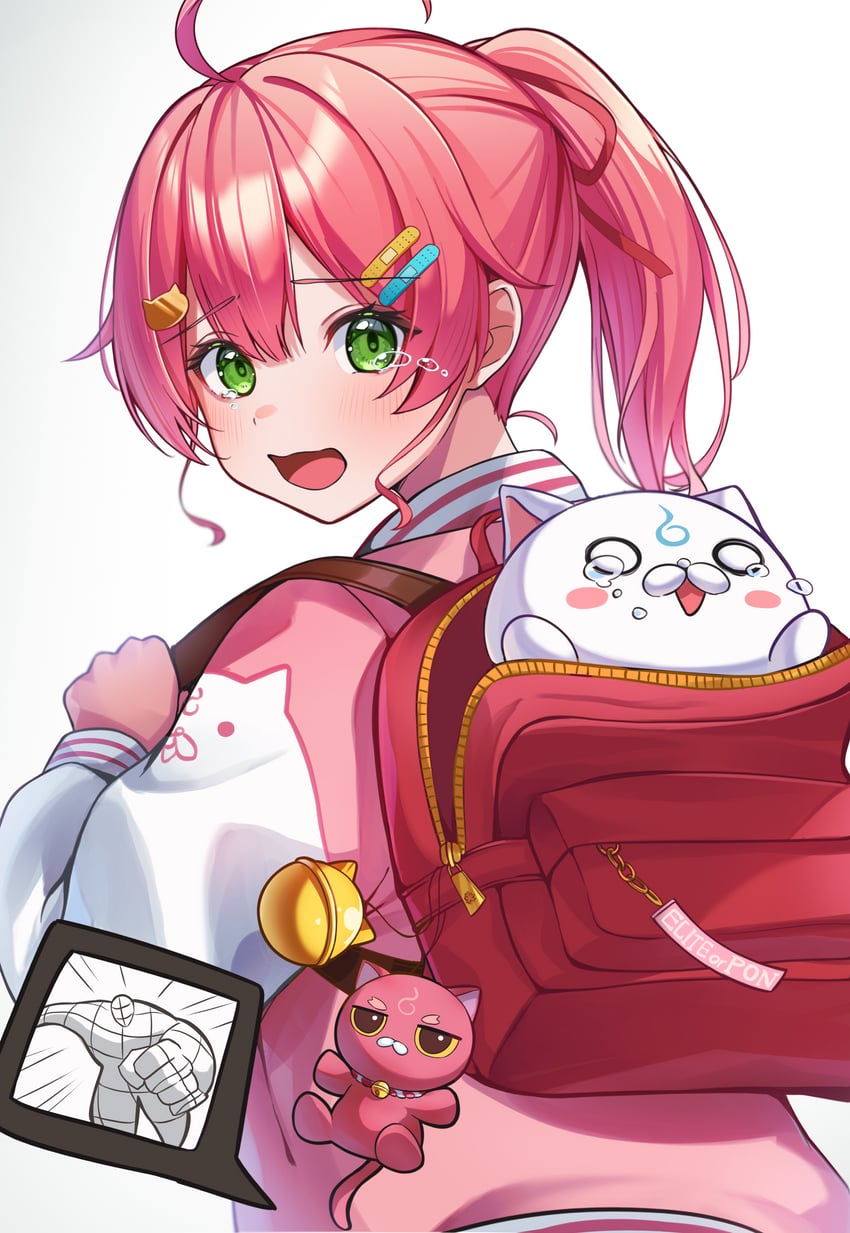 sakura miko, 35p, and kintoki (hololive) drawn by chameleon_(chameleon0613)