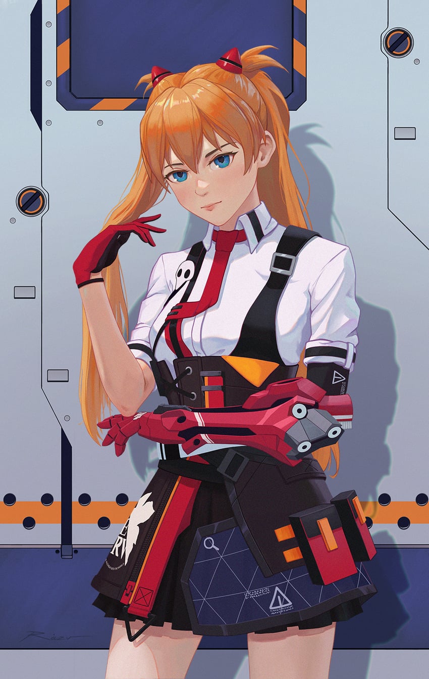 souryuu asuka langley (honkai and 2 more) drawn by razv.art