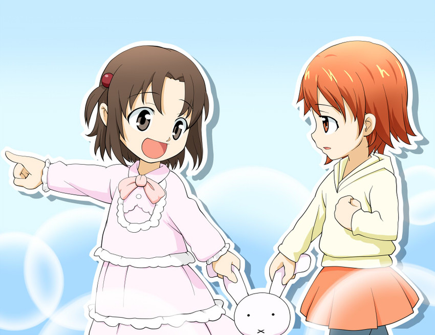 inami mahiru and takanashi souta (working!!) drawn by kayaku_(banban)