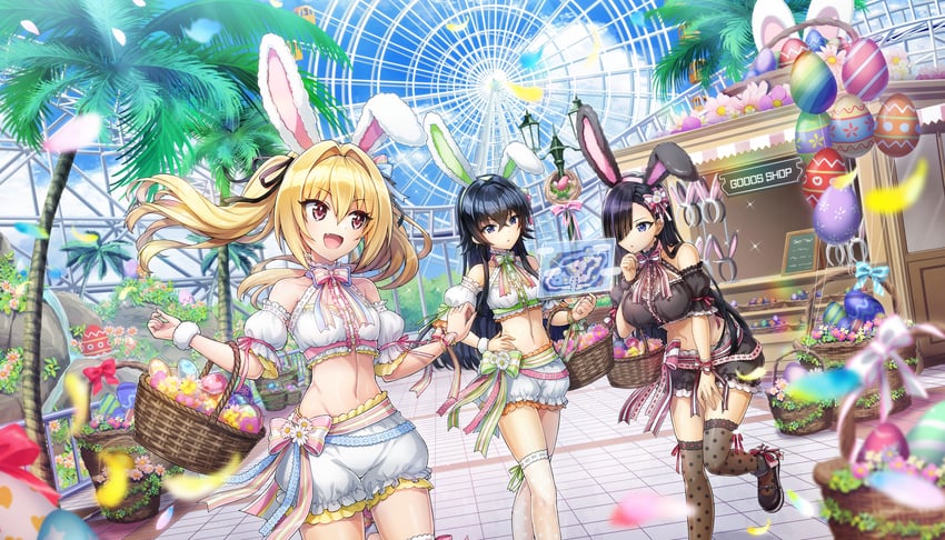 kazami ellen, kurose minami, and hagane otsuki (dolphin wave) drawn by ootomo_takuji