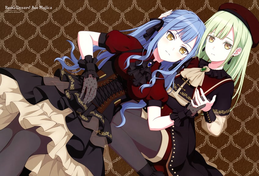 togawa sakiko, wakaba mutsumi, mortis, and oblivionis (bang dream! and 2 more)
