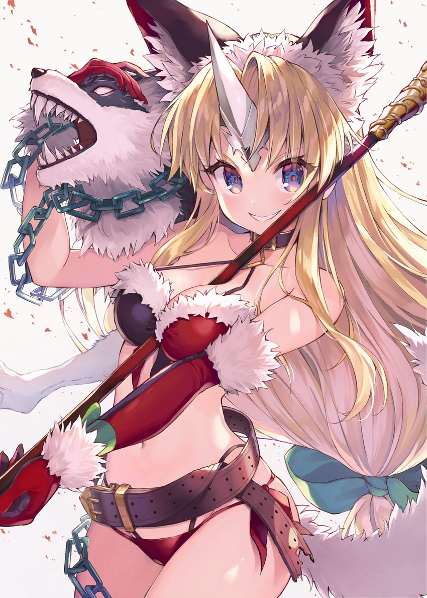riesz and fenrir knight (seiken densetsu and 1 more) drawn by tamanaga_haru