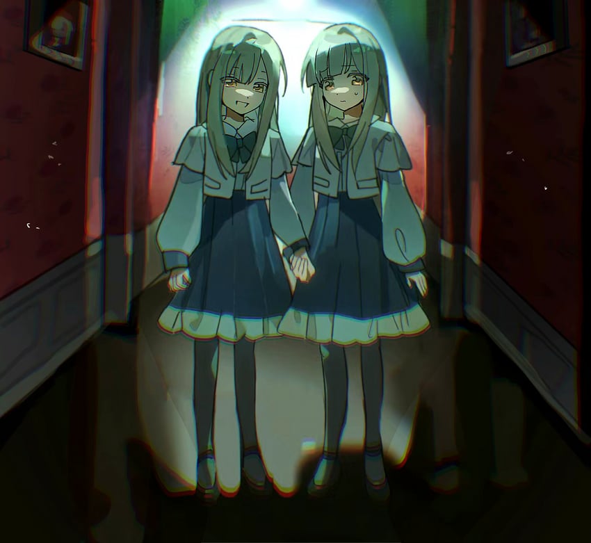 wakaba mutsumi and mortis (bang dream! and 2 more) drawn by ziyouguojiangsanwenzhi