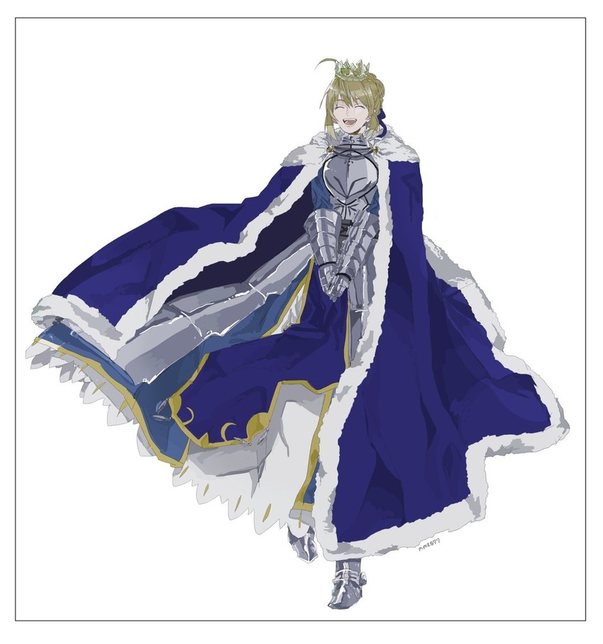 artoria pendragon and saber (fate and 1 more)
