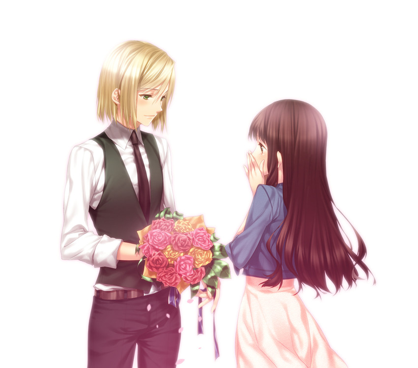 kishinami hakuno and leonard bistario harway (fate and 1 more) drawn by pesu_(penpen)