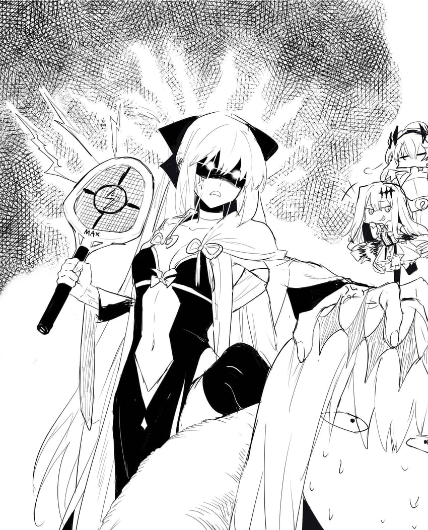 baobhan sith, morgan le fay, oberon, and barghest (fate and 1 more) drawn by bsq