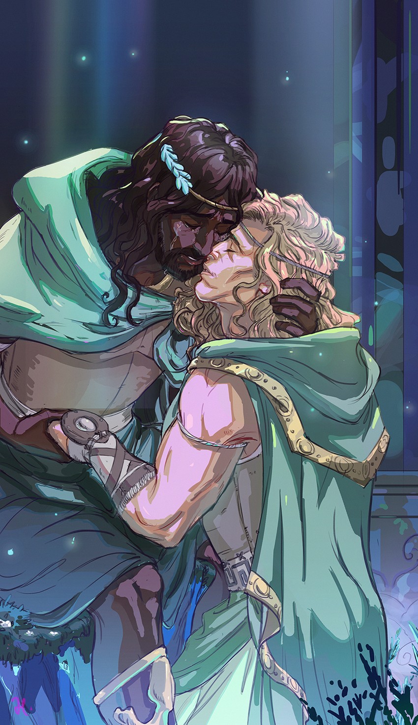 achilles and patroclus (hades and 1 more) drawn by hearoto