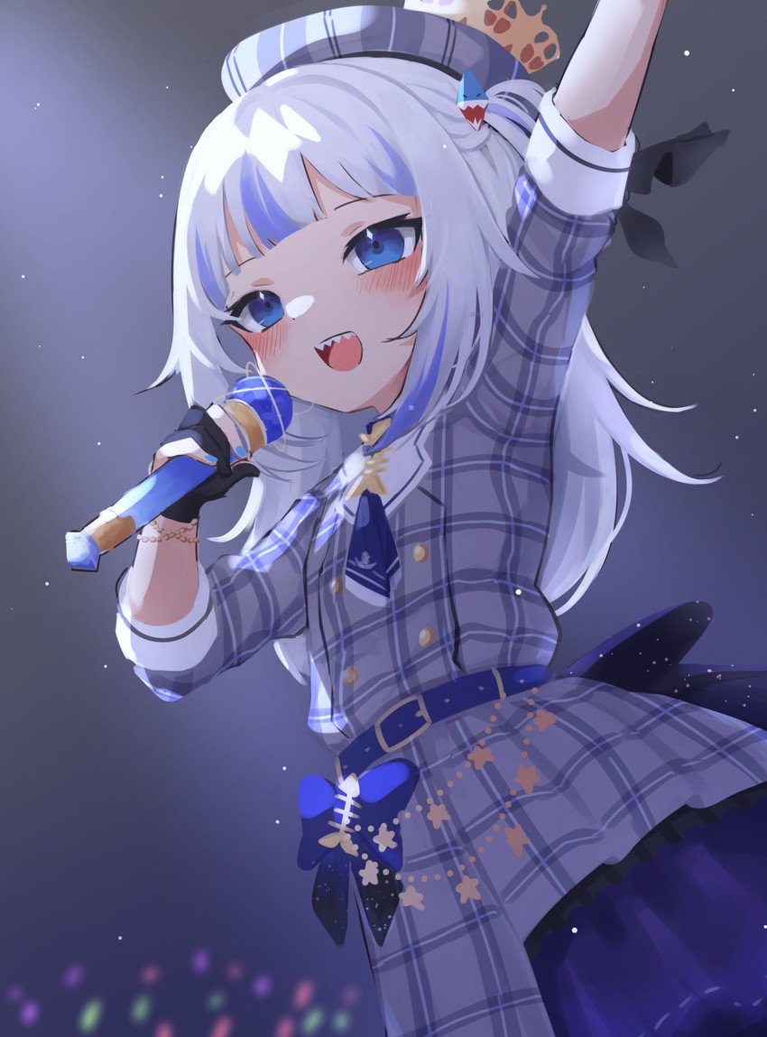 gawr gura and hoshimachi suisei (hololive and 1 more) drawn by klaius