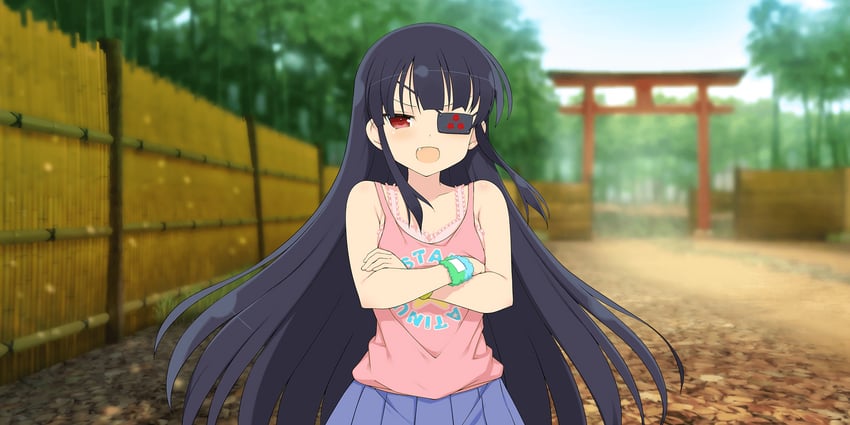 mirai (senran kagura and 2 more) drawn by yaegashi_nan