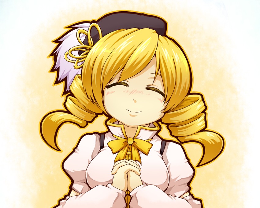 tomoe mami (mahou shoujo madoka magica) drawn by souki_lankni