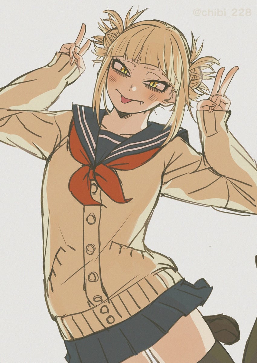 toga himiko (boku no hero academia) drawn by chibi_228