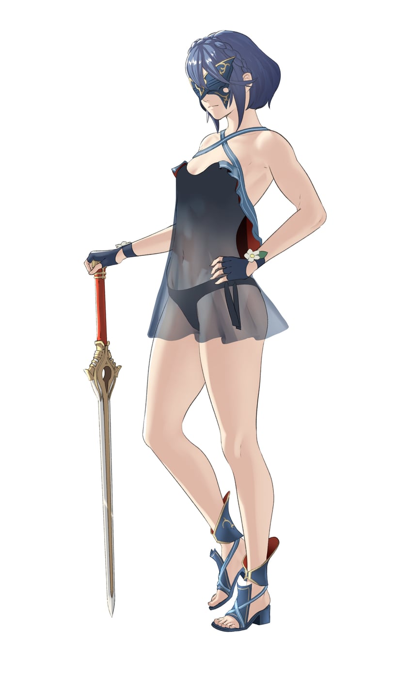 lucina and marth (fire emblem and 2 more) drawn by pomelomelon