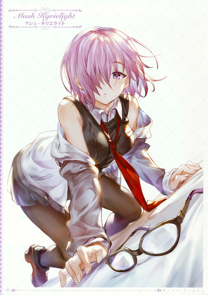 mash kyrielight (fate and 1 more) drawn by 77gl