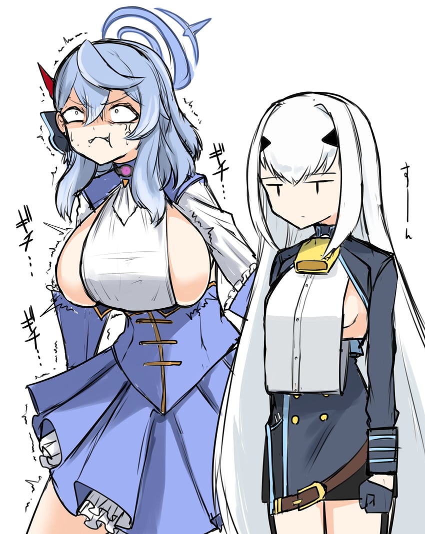 ako, melusine, and kouno marika (fate and 2 more) drawn by nubebenbe