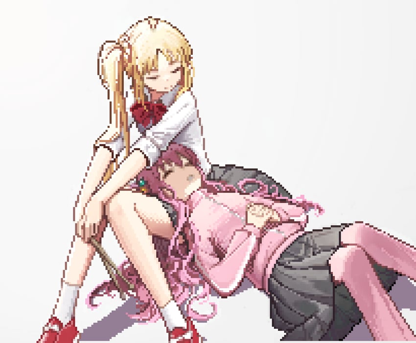 gotoh hitori and ijichi nijika (bocchi the rock!) drawn by soeyumi
