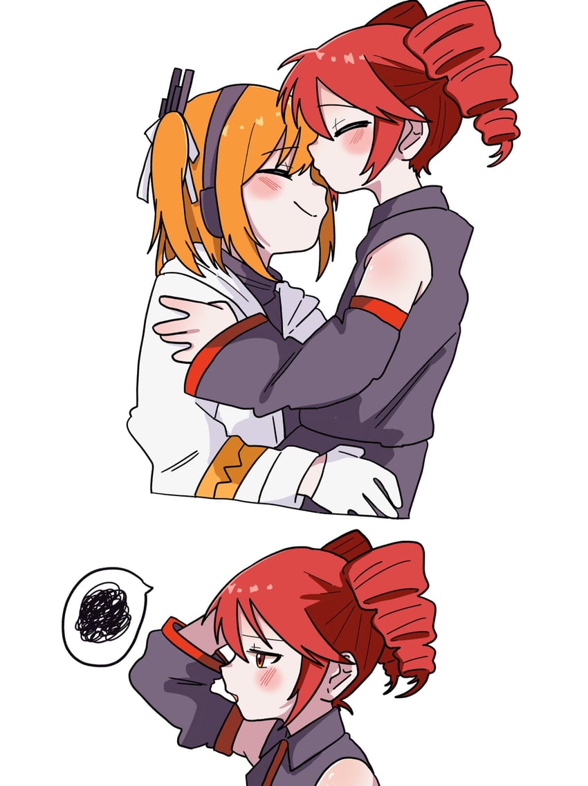 kasane teto and adachi rei (utau and 1 more) drawn by haru_maron