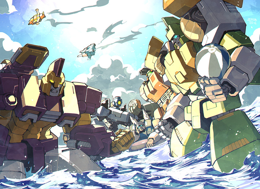whirl, springer, impactor, sandstorm, topspin, and 2 more (transformers and 1 more) drawn by borezet