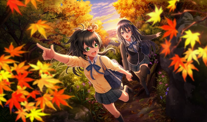 shinonome ryo and akino komugi (cinderella series and 1 more)