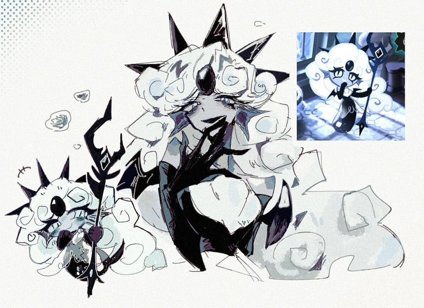 black pearl cookie (cookie run and 1 more) drawn by nenkin_100_man