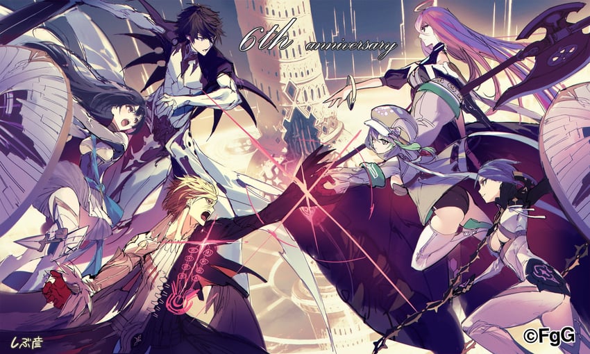 nimul, daphne, ouroboros legacy, matia, andechs, and 1 more (ta ga tame no alchemist) drawn by shibuhiko
