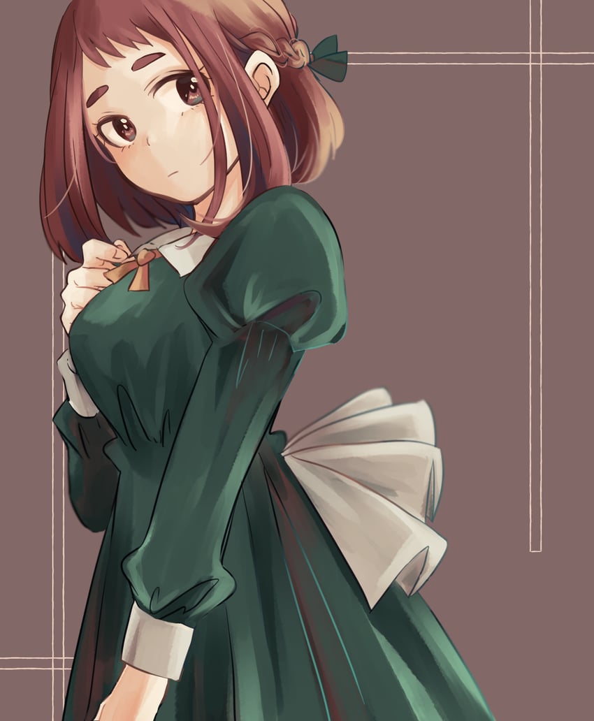 uraraka ochaco (boku no hero academia) drawn by tabetai_omochi