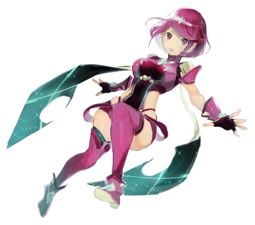 pyra (xenoblade chronicles and 1 more) drawn by aisutabetao