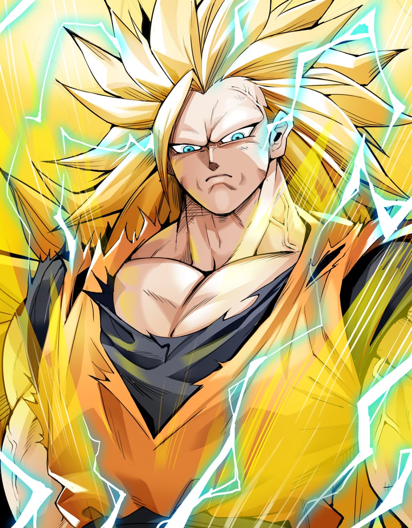 son goku (dragon ball and 1 more) drawn by freedom_(aass5404)