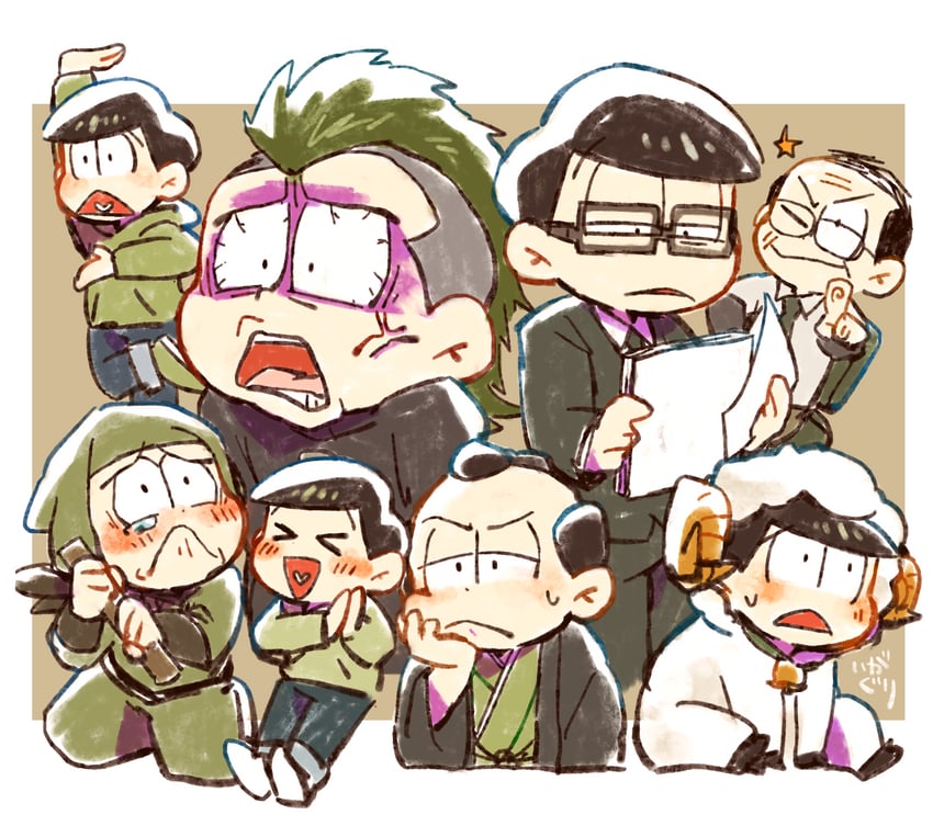 matsuno choromatsu (osomatsu and 1 more) drawn by kuri_(shibimame)