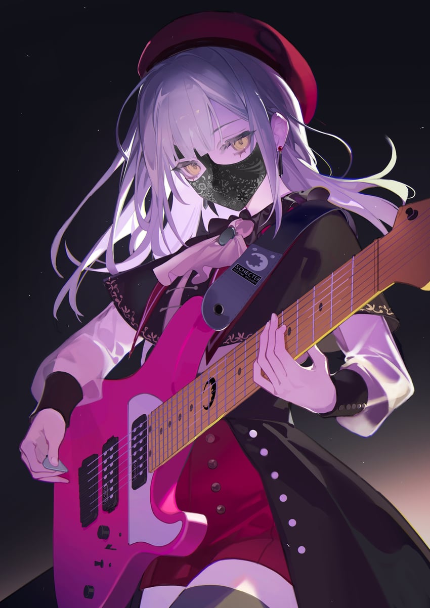 wakaba mutsumi and mortis (bang dream! and 1 more) drawn by dongfang_ghost