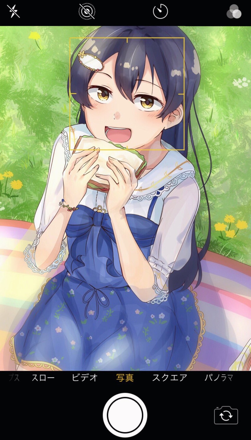 sonoda umi (love live! and 2 more) drawn by zunda_mochi_(zundamochilala)